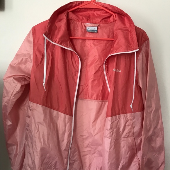 Color Block Columbia Windbreaker - Picture 1 of 4